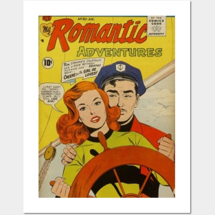 Vintage "Romantic Adventures" Cover Posters and Art